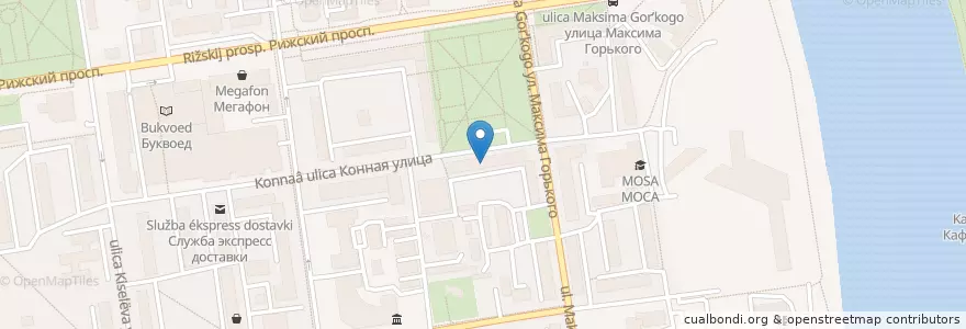 Mapa de ubicacion de Центральная городская библиотека en Russland, Föderationskreis Nordwest, Oblast Pskow, Псковский Район, Городской Округ Псков.