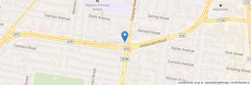 Mapa de ubicacion de South Barwon Medical Centre en استرالیا, Victoria, City Of Greater Geelong.