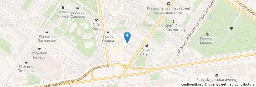 Mapa de ubicacion de Урсула en Россия, Уральский Федеральный Округ, Свердловская Область, Городской Округ Екатеринбург.