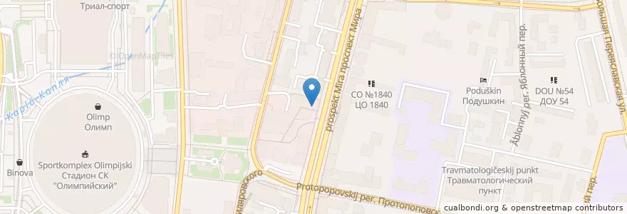 Mapa de ubicacion de ВТБ en Россия, Центральный Федеральный Округ, Москва, Центральный Административный Округ, Мещанский Район.
