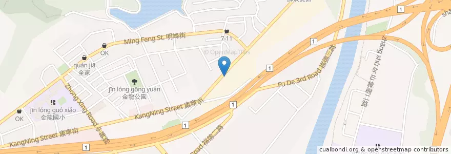 Mapa de ubicacion de 銘記越南美食 en تايوان, تايبيه الجديدة, 汐止區.