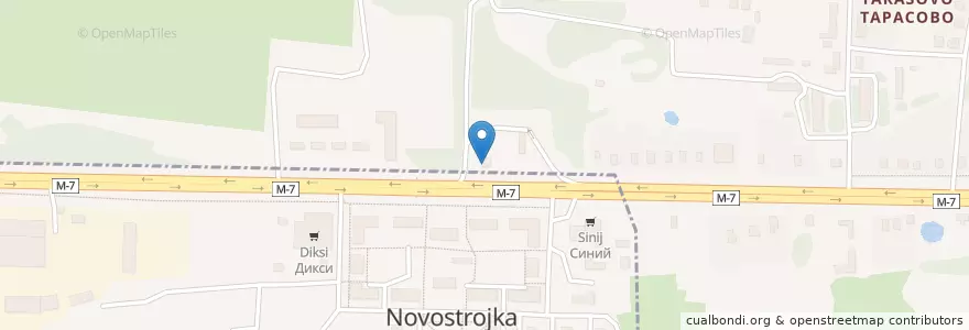 Mapa de ubicacion de Ромашка en Rusia, Центральный Федеральный Округ, Московская Область, Богородский Городской Округ.