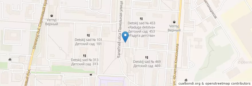 Mapa de ubicacion de Почтовое отделение № 72 en روسيا, منطقة فيدرالية أورالية, أوبلاست سفردلوفسك, بلدية يكاترينبورغ.
