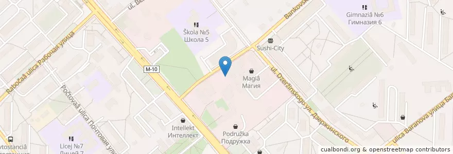 Mapa de ubicacion de Каре-клуб en Russie, District Fédéral Central, Oblast De Moscou, Городской Округ Солнечногорск.