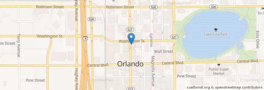 Mapa de ubicacion de Fat Daddy's Grill en Estados Unidos Da América, Flórida, Condado De Orange, Orlando.