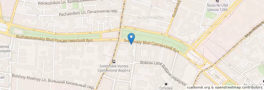 Mapa de ubicacion de Сбербанк en Rusland, Centraal Federaal District, Moskou, Центральный Административный Округ, Красносельский Район.