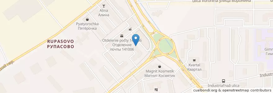 Mapa de ubicacion de Cool Cafe en روسيا, Центральный Федеральный Округ, محافظة موسكو, Городской Округ Мытищи.