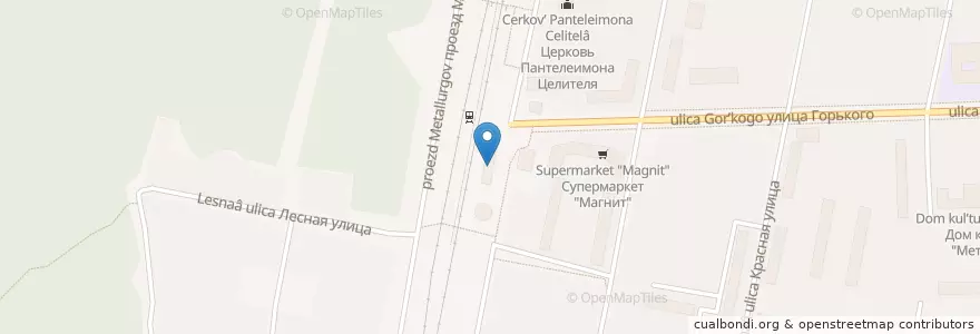 Mapa de ubicacion de Львовский рынок en ロシア, 中央連邦管区, モスクワ州, Городской Округ Подольск.