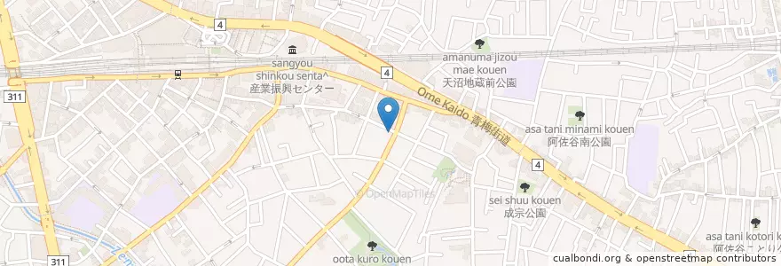 Mapa de ubicacion de Chant Chant en Japon, Tokyo, 杉並区.