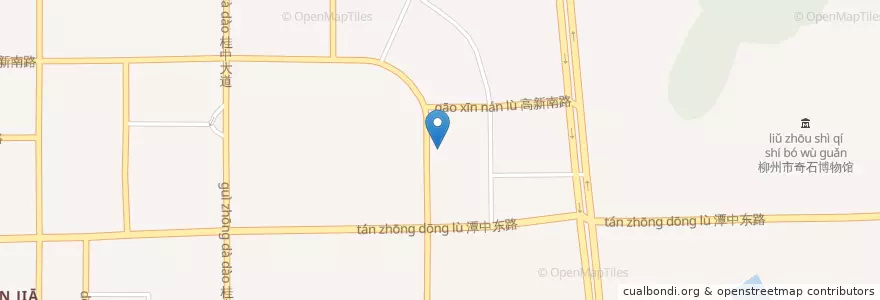 Mapa de ubicacion de 潭中街道 / Tanzhong en الصين, قوانغشي, ليوشو, 城中区 (Chengzhong), 潭中街道 / Tanzhong.