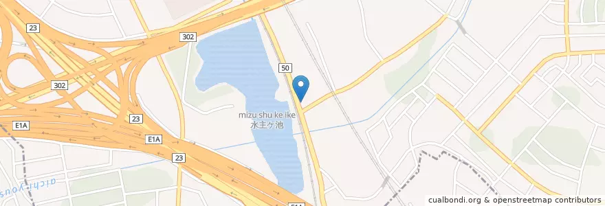 Mapa de ubicacion de アリュール・ウエスト en اليابان, 愛知県, 名古屋市.