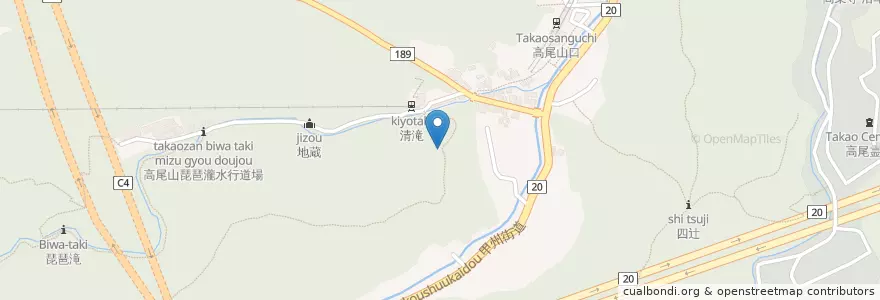 Mapa de ubicacion de 旭稲荷神社 en Japan, Tokio, 八王子市.