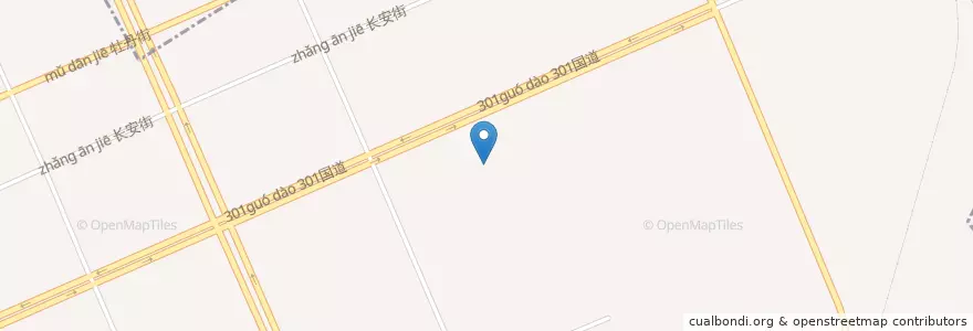 Mapa de ubicacion de 长安街道 en China, Heilongjiang, 牡丹江市, 东安区, 长安街道.