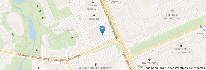Mapa de ubicacion de Авангард Экспресс en Russia, Distretto Federale Centrale, Москва, Юго-Западный Административный Округ, Južnoe Butovo.