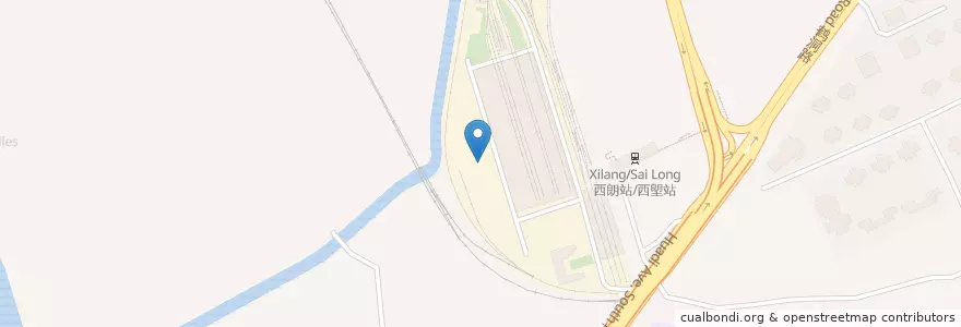 Mapa de ubicacion de 东漖街道 en Çin, Guangdong, 广州市, 荔湾区, 冲口街道, 东漖街道.