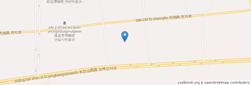 Mapa de ubicacion de 河南街道 en Chine, Jilin, Yanbian, 延吉市, 河南街道.