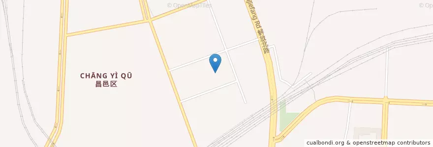 Mapa de ubicacion de 新地号街道 en Chine, Jilin, 吉林市, 昌邑区, 新地号街道.