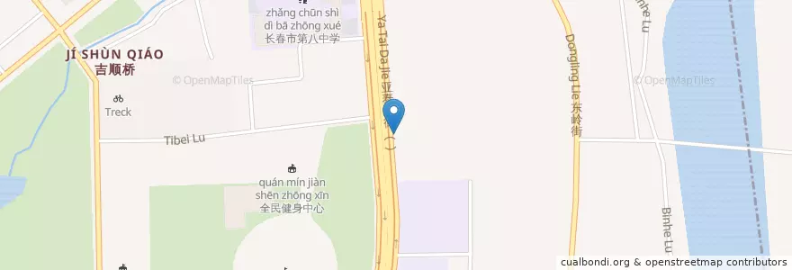 Mapa de ubicacion de 永吉街道 en China, Jilin, 长春市, 南关区, 永吉街道.