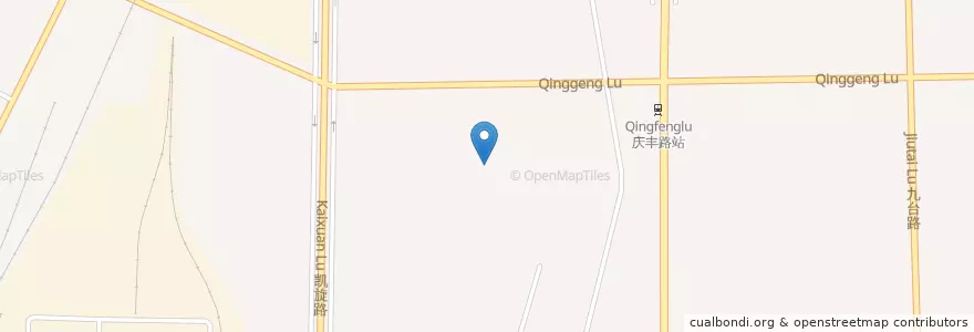Mapa de ubicacion de 凯旋街道 en 中国, 吉林省, 长春市, 宽城区, 凯旋街道.
