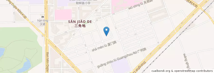 Mapa de ubicacion de 新发街道 en 中国, 吉林省, 长春市, 宽城区, 新发街道.
