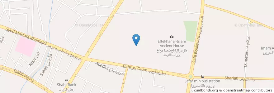 Mapa de ubicacion de بروجرد en ایران, استان لرستان‎, شهرستان بروجرد, بخش مرکزی, همت‌آباد, بروجرد.