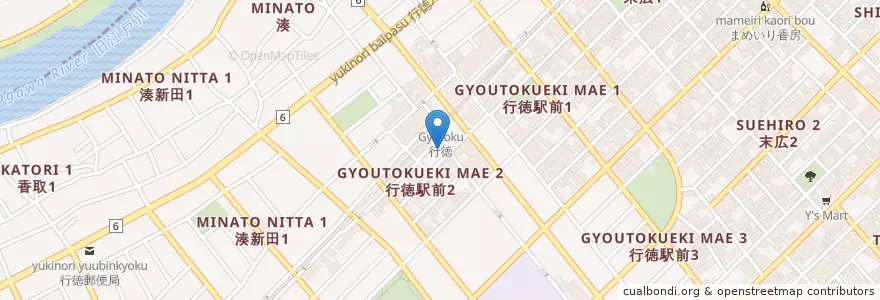 Mapa de ubicacion de 三菱UFJ銀行 en اليابان, 千葉県, 市川市.
