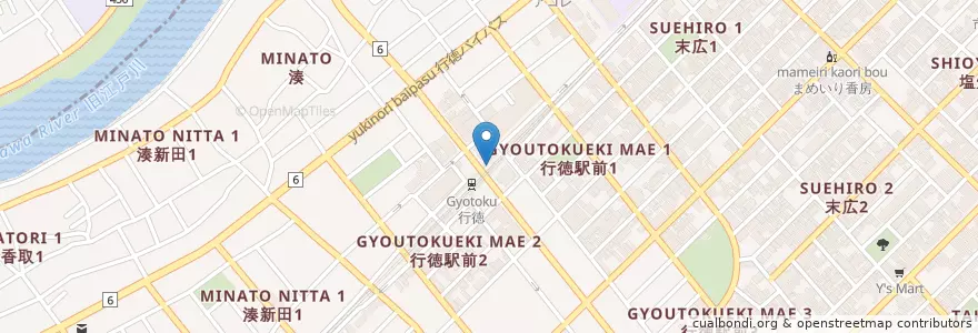 Mapa de ubicacion de Curry House CoCo en ژاپن, 千葉県, 市川市.