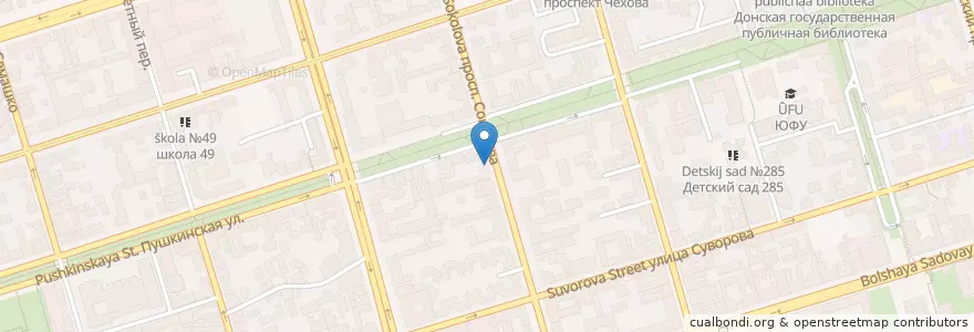 Mapa de ubicacion de Abbey Road en ロシア, 南部連邦管区, ロストフ州, Городской Округ Ростов-На-Дону.