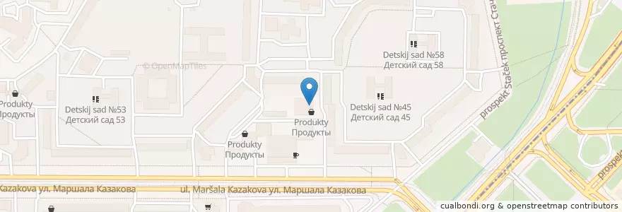Mapa de ubicacion de Веснушка en Russia, Северо-Западный Федеральный Округ, Oblast' Di Leningrado, San Pietroburgo, Кировский Район.