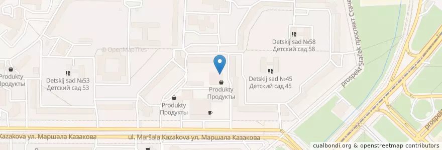 Mapa de ubicacion de Мертвец en Rusland, Северо-Западный Федеральный Округ, Oblast Leningrad, Sint-Petersburg, Кировский Район.