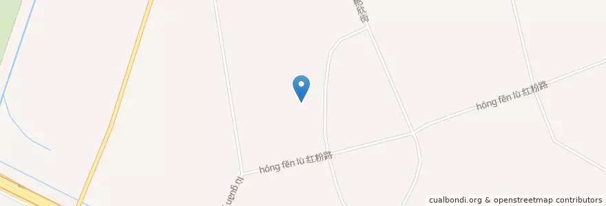Mapa de ubicacion de 艳粉街道 en Chine, Liaoning, 沈阳市, 铁西区, 艳粉街道.