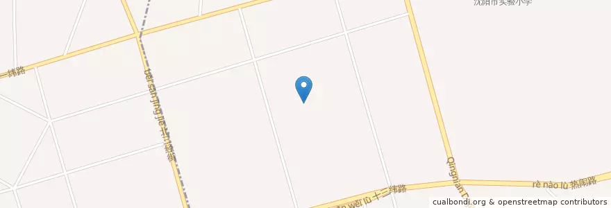 Mapa de ubicacion de 山东庙街道 en الصين, لياونينغ, شنيانغ, 沈河区, 山东庙街道.