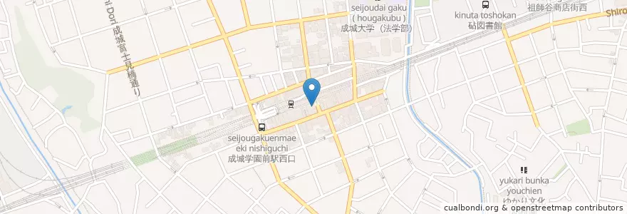 Mapa de ubicacion de スターバックス en Japan, 東京都, 世田谷区.