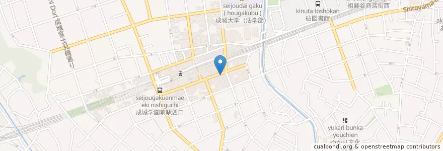 Mapa de ubicacion de 成城ファーマシー en 일본, 도쿄도, 世田谷区.