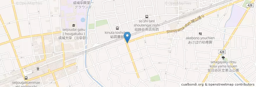 Mapa de ubicacion de あんどうファミリークリニック en Japón, Tokio, Setagaya.
