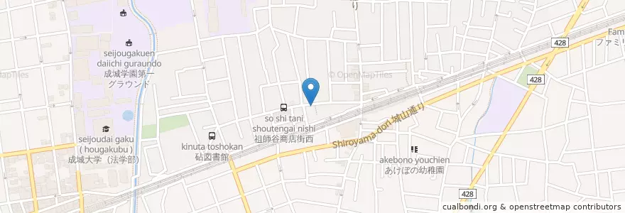 Mapa de ubicacion de 順天堂薬局 en Japan, 東京都, 世田谷区.