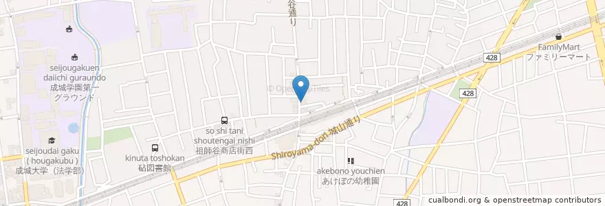 Mapa de ubicacion de 日高屋 en 日本, 东京都/東京都, 世田谷区.