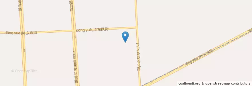 Mapa de ubicacion de 渤海街道 en China, Liaoning, 盘锦市, 兴隆台区, 渤海街道.