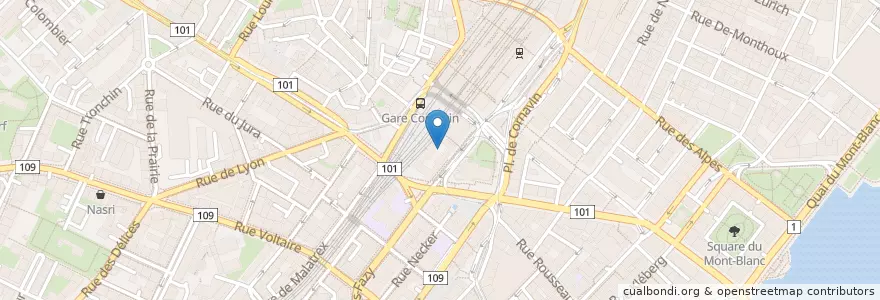 Mapa de ubicacion de Haute école d'arts et de design (HEAD) en Switzerland, Geneva, Geneva, Geneva.