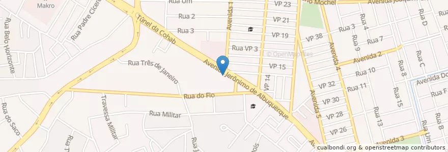Mapa de ubicacion de Posto Internacional en ブラジル, 北東部地域, マラニョン, Região Geográfica Intermediária De São Luís, Microrregião Da Aglomeração Urbana De São Luís, サン・ルイス.