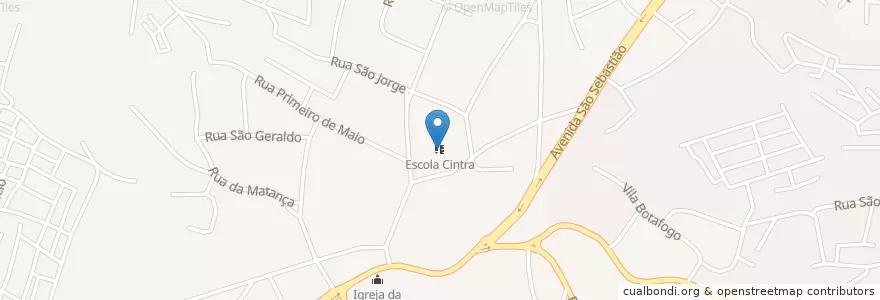 Mapa de ubicacion de Centro Integrado do Rio Anil - CINTRA en Brasil, Región Nordeste, Maranhão, Região Geográfica Intermediária De São Luís, Microrregião Da Aglomeração Urbana De São Luís, San Luis.