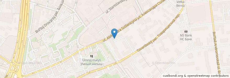 Mapa de ubicacion de Москва 109004 en Rusia, Центральный Федеральный Округ, Москва, Центральный Административный Округ, Таганский Район.