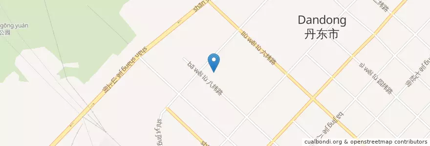 Mapa de ubicacion de 站前街道 en الصين, لياونينغ, 丹东市, 振兴区, 站前街道.