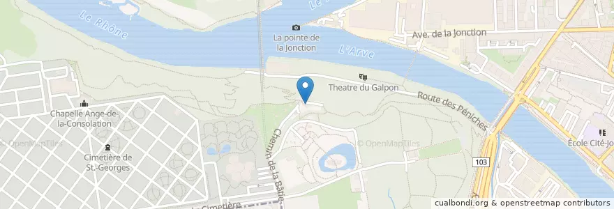 Mapa de ubicacion de Café de la Tour en Switzerland, Genève, Genève, Genève.