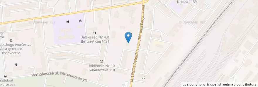 Mapa de ubicacion de Отделение связи №129344 en Rusland, Centraal Federaal District, Moskou, Северо-Восточный Административный Округ, Бабушкинский Район.