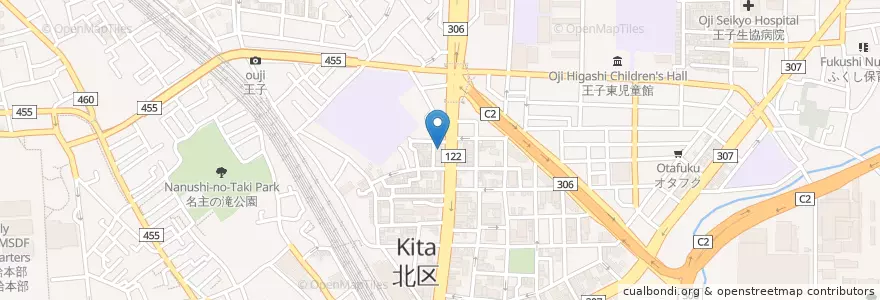 Mapa de ubicacion de 牧田歯科医院 en Japonya, 東京都, 北区.