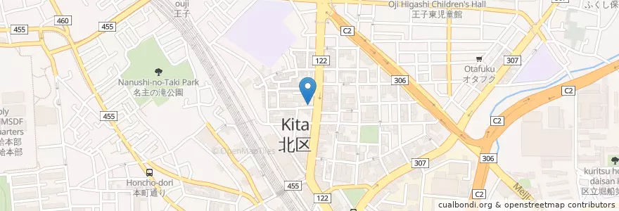 Mapa de ubicacion de アイランド薬局 en Япония, Токио, Кита.