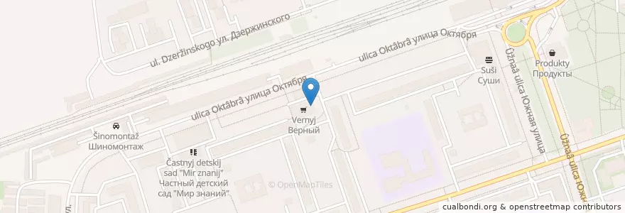 Mapa de ubicacion de Глория en Rusia, Центральный Федеральный Округ, Московская Область, Городской Округ Реутов.