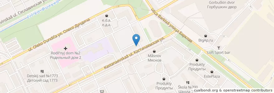 Mapa de ubicacion de Столичные аптеки en Russia, Distretto Federale Centrale, Москва, Западный Административный Округ.
