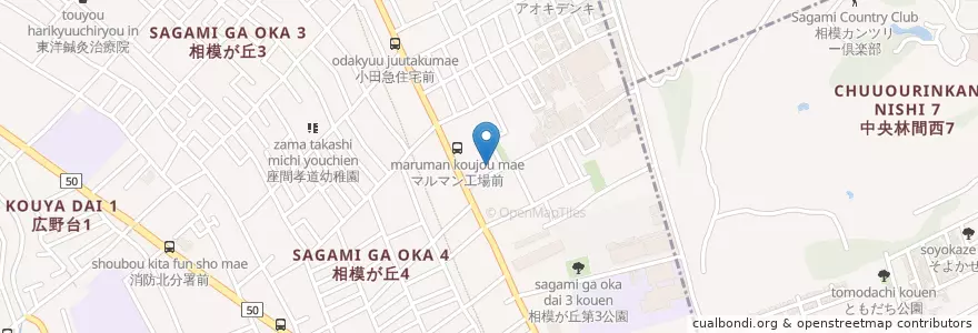 Mapa de ubicacion de 老健さがみ en ژاپن, 神奈川県.